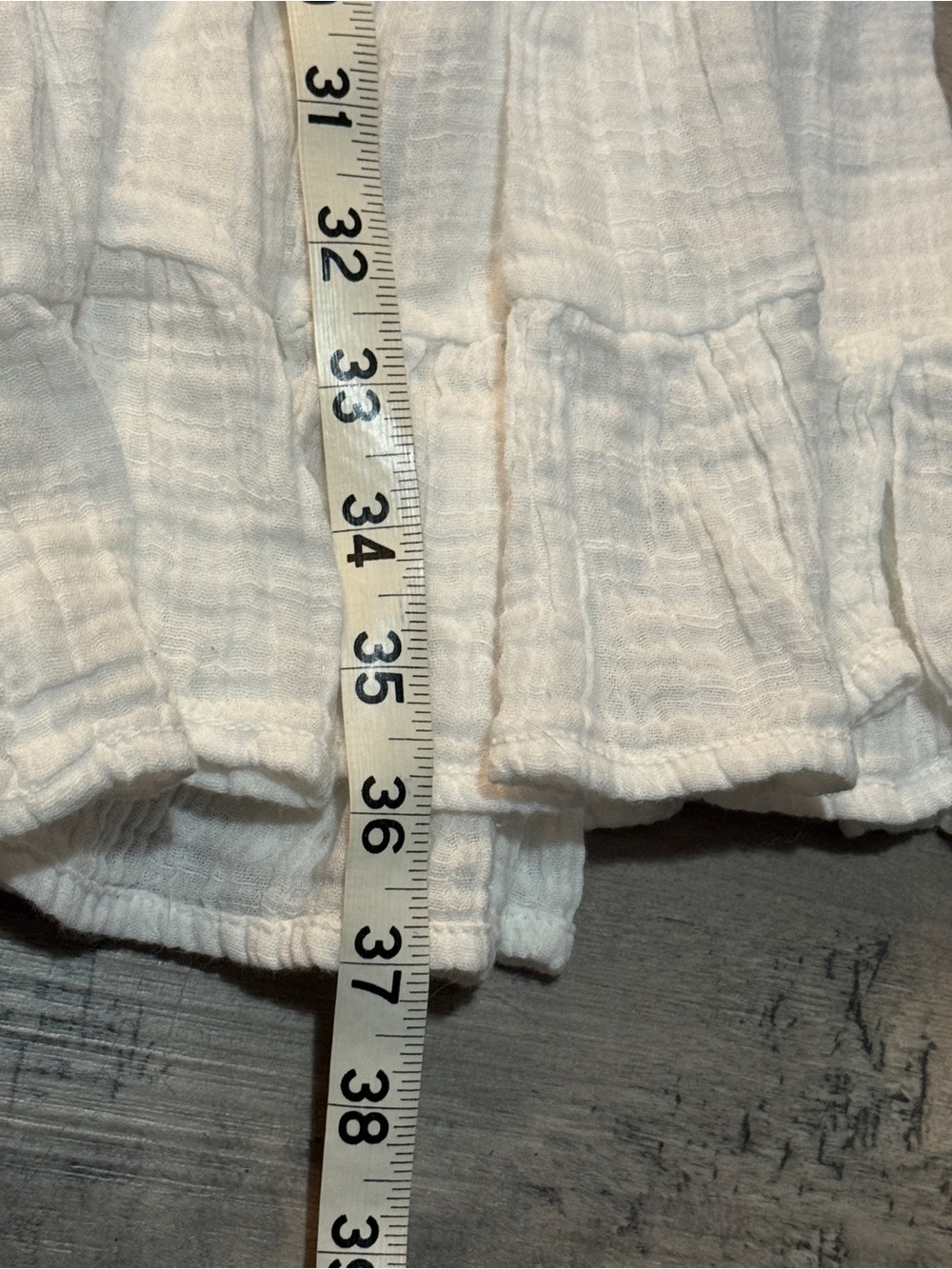 American Eagle White Ruffled Maxi Skirt, xl - Picture 4 of 4